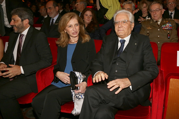 -Illustration-Laura Mattarella et le président de l'Italie Sergio Mattarella assistent à la projection d’un film lors du 13e Festival du Film de Rome en Italie. Photo par Ernesto S. Ruscio / Getty Images.