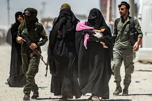 Camp d'al-Hol, dans le gouvernorat d'al-Hasakeh, au nord-est de la Syrie, le 23 juillet 2019.  (Photo : DELIL SOULEIMAN/AFP via Getty Images)