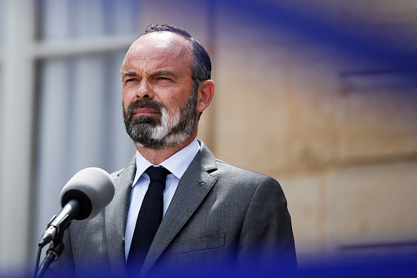 Édouard Philippe le 22 mai 2020. (BENOIT TESSIER/POOL/AFP via Getty Images)