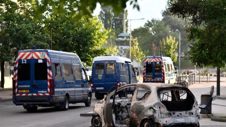 Quartier des Grésilles à Dijon, dans l'est de la France, le 15 juin 2020 (Photo par PHILIPPE DESMAZES/AFP via Getty Images)