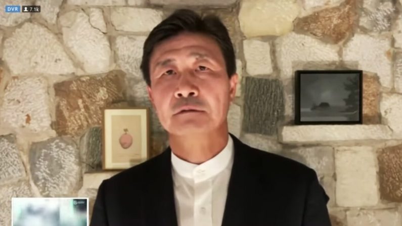 Hao Haidong, star du football chinois à la retraite, dans une vidéo plaidant pour un « nouvel État fédéral de Chine », tournée depuis son domicile en Espagne, le 4 juin 2020. (Capture d'écran/YouTube)