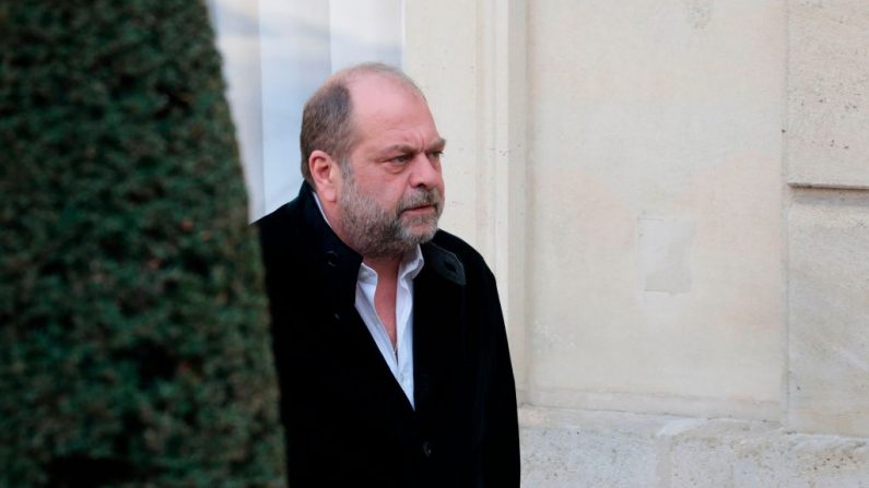 Le ministre de la Justice et garde des Sceaux français Éric Dupond-Moretti (Photo credit should read LUDOVIC MARIN/AFP via Getty Images)