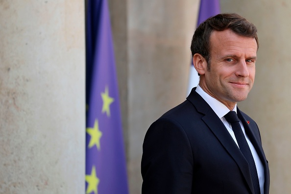 Le Président Emmanuel Macron. (Photo : LUDOVIC MARIN/AFP via Getty Images)