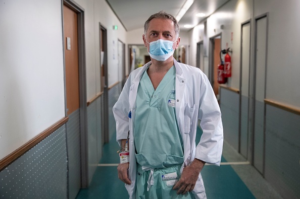 Le professeur Philippe Juvin. (THOMAS SAMSON/AFP via Getty Images)