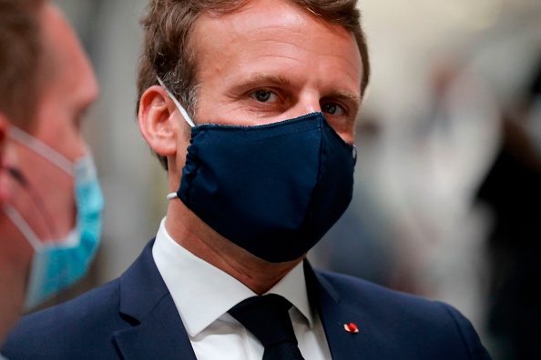 Le Président Emmanuel Macron. (Photo : LUDOVIC MARIN/POOL/AFP via Getty Images)