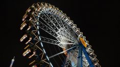 Bordeaux : un couple bloqué en haut de la grande roue, ils ont été sauvés par les pompiers du Grimp