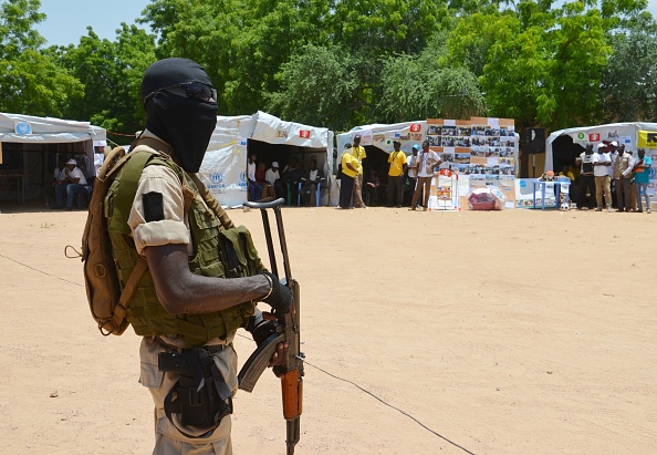 Camp de réfugiés nigérians à Diffa, au Niger. (Photo : BOUREIMA HAMA/AFP via Getty Images)