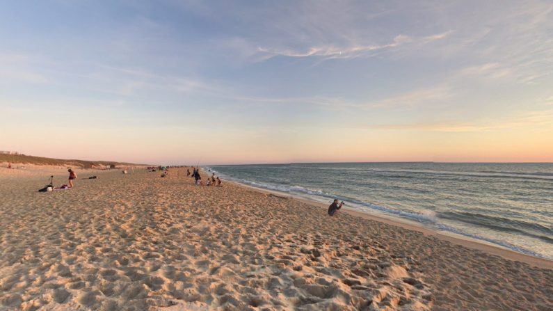 La plage du Grand-Crohot à Lège-Cap-Ferret (Gironde). (Capture d'écran/Google Maps)