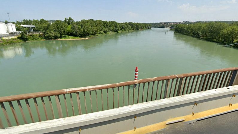 Le Rhône, à Ternay - (Google Maps)