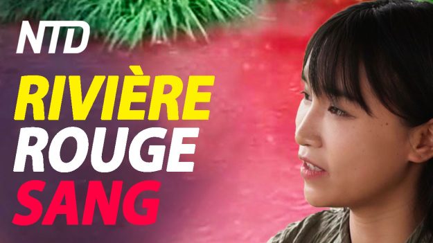 Regards sur la Chine (21 août): une rivière devient rouge comme le sang