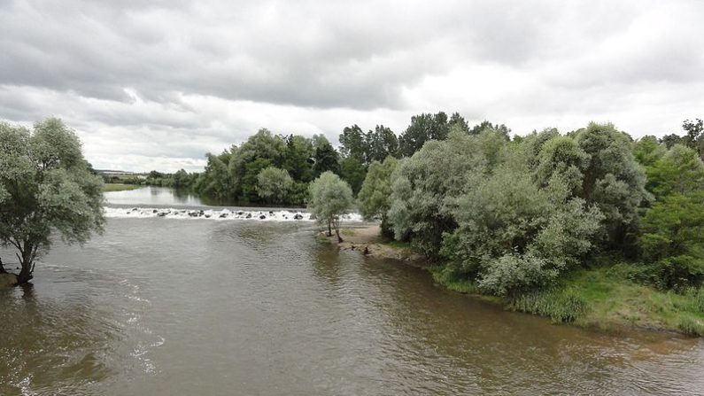 La Meurthe à Rosières-aux-Salines (Domaine public)