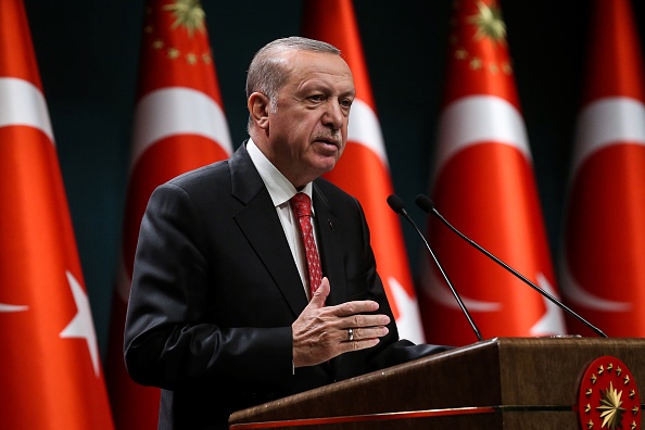 Le Président turc Recep Tayyip Erdogan. (Photo : ADEM ALTAN/AFP via Getty Images)