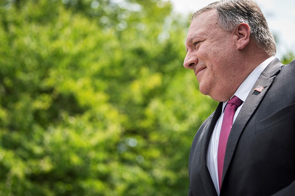 "Les instituts Confucius sont financés par la Chine et font partie de l'appareil d'influence et de propagande du Parti communiste chinois", selon le chef de la diplomatie américaine Mike Pompeo. (Photo : JURE MAKOVEC/POOL/AFP via Getty Images)