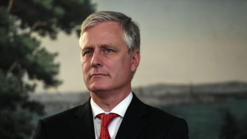 Le conseiller à la sécurité nationale Robert O'Brien sur une photographie enregistrée dans. (Saul Loeb/AFP via Getty Images) 