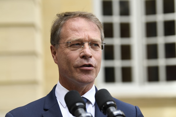 Le président de la Confédération des petites et moyennes entreprises (CPME) François Asselin espère une réduction de la période de "quatorzaine" en entreprise à sept jours. (Photo BERTRAND GUAY/AFP via Getty Images)