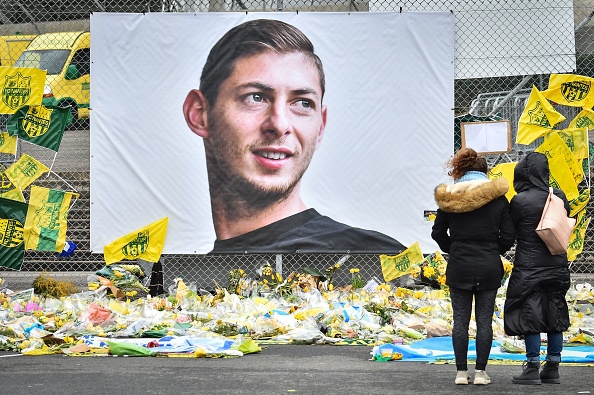 -Emiliano Sala décédé dans un accident d'avion dans la Manche le 21 janvier 2019. Photo Loïc Venance / AFP via Getty Images.