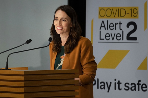 La Première ministre néo-zélandaise Jacinda Ardern.  (Photo : MARTY MELVILLE/AFP via Getty Images)