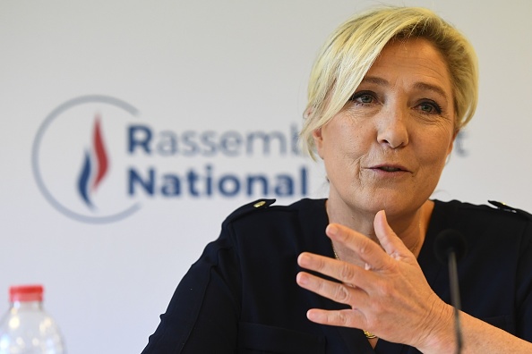 La présidente du Rassemblement National (RN) Marine Le Pen.  (Photo : CHRISTOPHE ARCHAMBAULT/AFP via Getty Images)