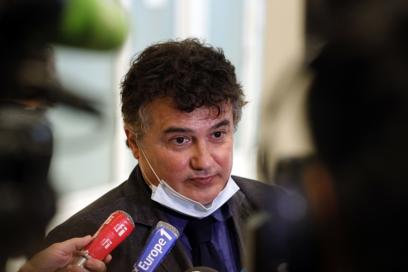 Patrick Pelloux, président de l'Association des médecins urgentistes de France (Amuf). (Photo : GEOFFROY VAN DER HASSELT/AFP via Getty Images)