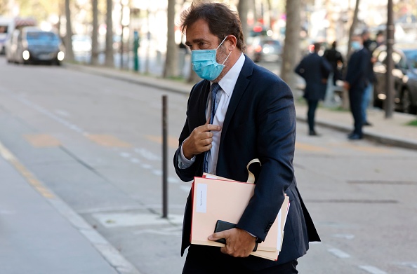 Christophe Castaner testé positif au Covid-19. (Photo : LUDOVIC MARIN/AFP via Getty Images)