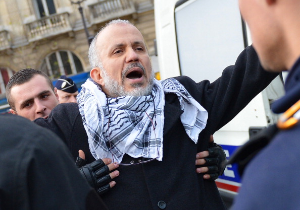 Le président du collectif Cheikh Yassine, Abdelhakim Sefrioui.    (Photo : MIGUEL MEDINA/AFP via Getty Images)