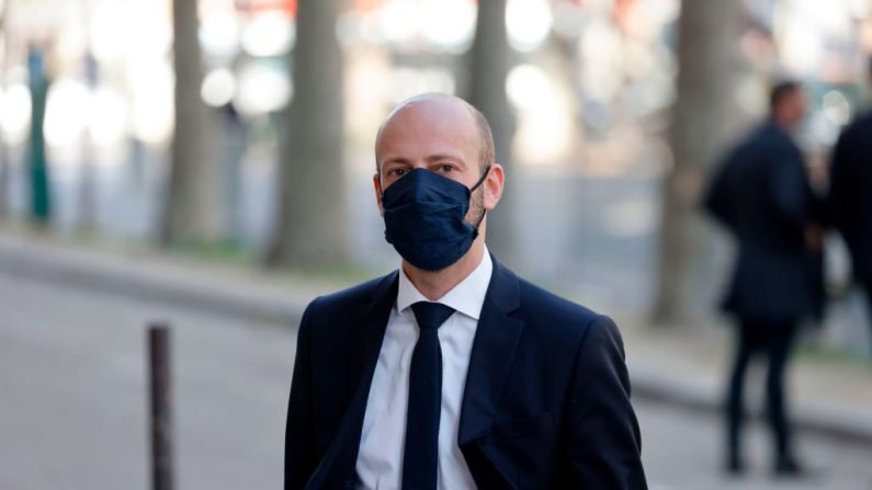 Le délégué général du LREM, Stanislas Guerini - Paris le 21 octobre 2020.  (LUDOVIC MARIN/AFP via Getty Images)