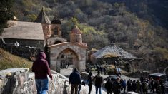 Au Karabakh, les adieux au monastère millénaire arménien de Dadivank rétrocédé aux Azerbaïdjanais