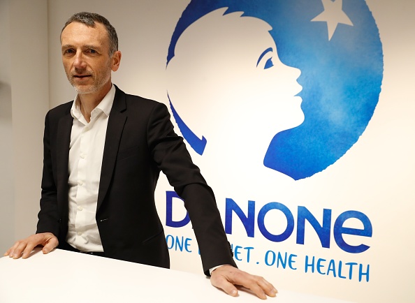 Emmanuel Faber, PDG de Danone. (Photo PATRICK KOVARIK/AFP via Getty Images)