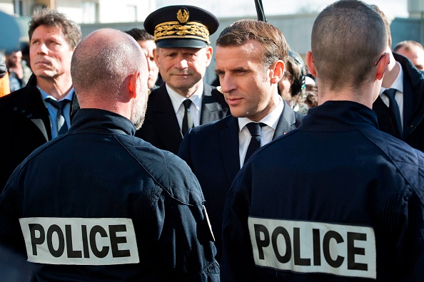 Le Président Emmanuel Macron. (Photo : SEBASTIEN BOZON/POOL/AFP via Getty Images)