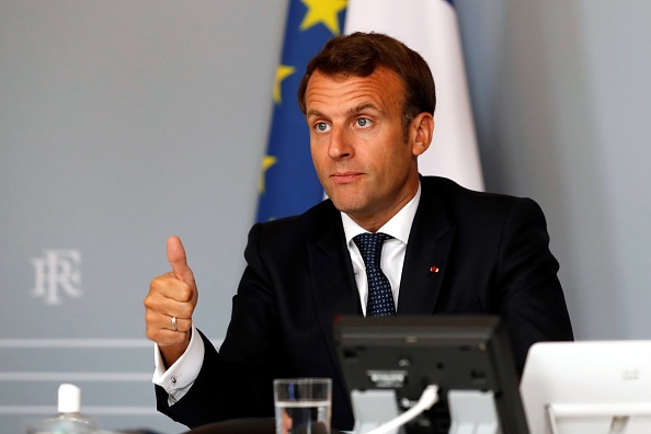 Le Président Emmanuel Macron. (Photo : GONZALO FUENTES/POOL/AFP via Getty Images)