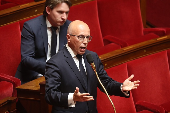 Eric Ciotti, le député LR des Alpes-maritimes, a réclamé lundi des excuses de la part d'Emmanuel Macron. (Photo LUDOVIC MARIN/POOL/AFP via Getty Images)