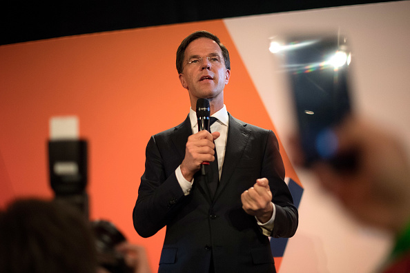 Face au coronavirus, le Premier ministre Mark Rutte a annoncé 5 semaines de confinement aux Pays-Bas.  (Photo : Carl Court/Getty Images)