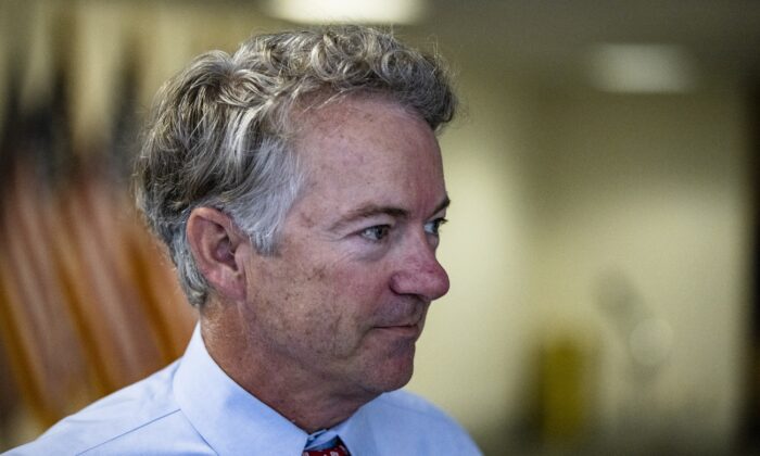 Le sénateur Rand Paul (Parti républicain du Kentucky) à Washington le 26 octobre 2020. (Samuel Corum/Getty Images)