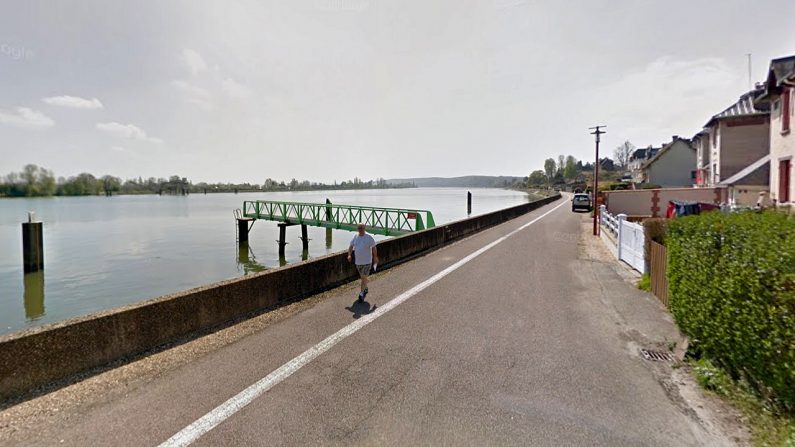 La Seine du côté de Duclair, en Seine-Maritime - Google maps