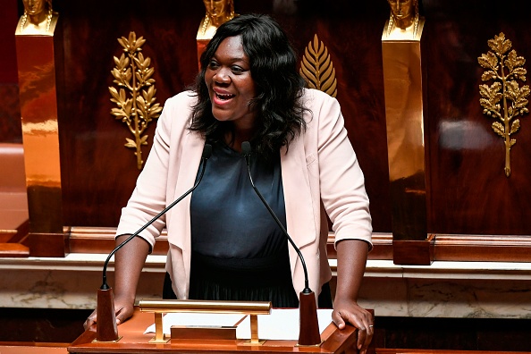 La députée et porte-parole de LREM Laetitia Avia. (Photo : STEPHANE DE SAKUTIN/AFP via Getty Images)