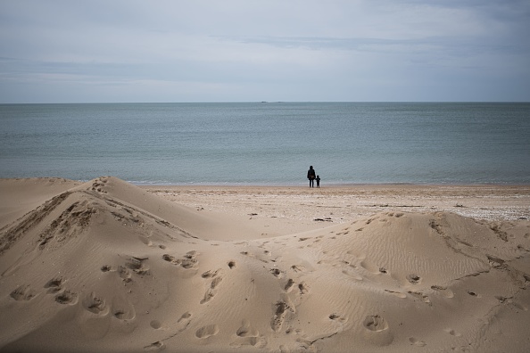 Plage de La Baule, dans l'ouest de la France (LOIC VENANCE/AFP via Getty Images)