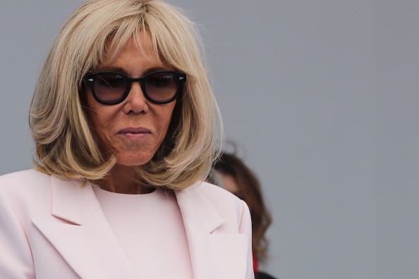 La Première dame, Brigitte Macron. (Photo :  LUDOVIC MARIN/POOL/AFP via Getty Images)