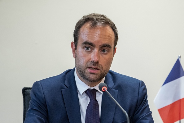 Le ministre des Armées, Sébastien Lecornu. (Photo Fabien Dubessay / AFP via Getty Images)