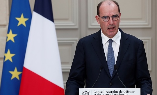 Le Premier ministre Jean Castex.  (Photo : IAN LANGSDON/POOL/AFP via Getty Images)