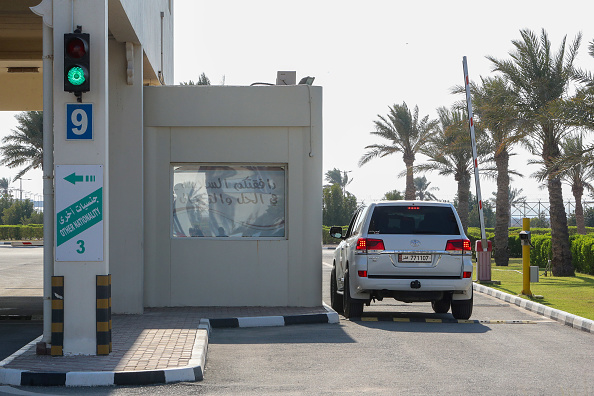 -Le Qatar et l'Arabie saoudite ont rouvert leur frontière terrestre le 9 janvier 2021. Photo Karim Jaafar / AFP via Getty Images.