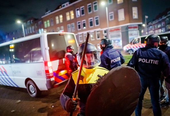 Rotterdam, le 25 janvier 2021. (Photo : MARCO DE SWART/ANP/AFP via Getty Images)