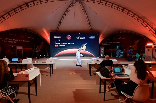 -La sonde Hope devrait commencer à orbiter autour de Mars d'ici février 2021. Photo par Giuseppe Cacace / AFP via Getty Images.