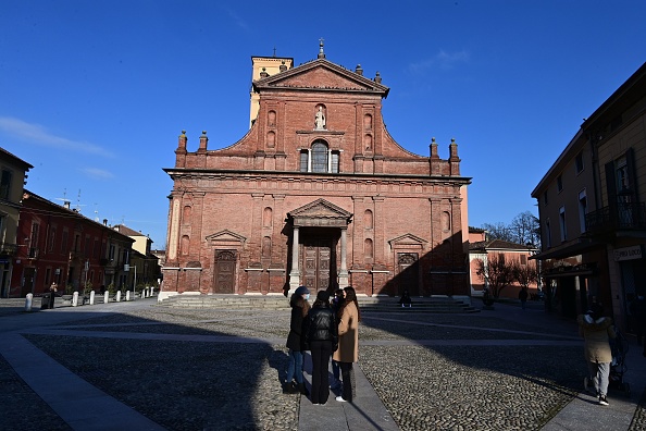 -Lors d'une cérémonie le 21 février, Codogno marquera un an depuis du premier cas de Covid-19 en Italie, la première épidémie majeure en Europe. Photo par Miguel Medina / AFP via Getty Images.