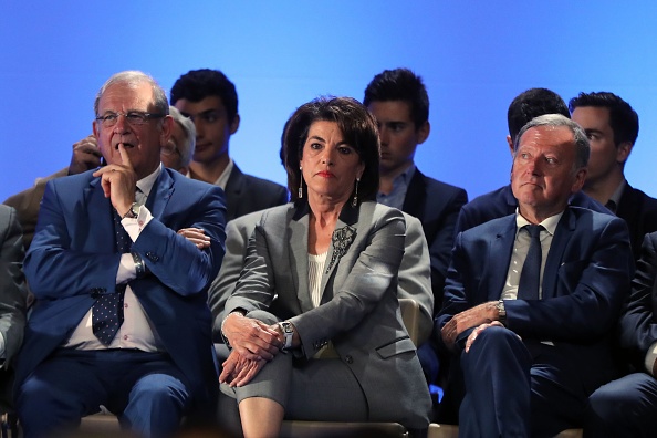 La sénatrice des Alpes-Maritimes Dominique Estrosi Sassone (au centre), le 17 avril 2017 à Nice, dans le sud-est de la France. (VALERY HACHE/AFP via Getty Images)