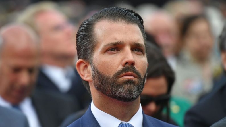 Donald Trump Jr. au Normandy American Cemetery and Memorial à Colleville-sur-Mer, en Normandie, dans le nord-ouest de la France, le 6 juin 2019. (Mandel Ngan/AFP via Getty Images)
