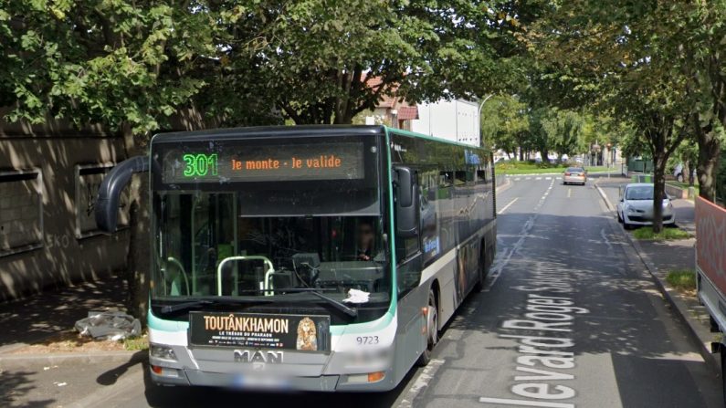 C'est dans un bus à l'arrêt Salengro-Auffret à Noisy-le-Sec que l'agression a eu lieu. (Capture d'écran/Google Maps)