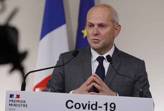 Jérôme Salomon, directeur général de la santé. (Photo : GEOFFROY VAN DER HASSELT/POOL/AFP via Getty Images)