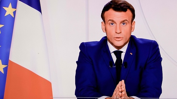 Le Président Emmanuel Macron, novembre 2020. (Photo  : THOMAS COEX/AFP via Getty Images)