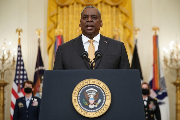 -Le secrétaire américain à la Défense, Lloyd Austin, vient d’arriver en Inde. Photo de Mandel Ngan / AFP via Getty Images.