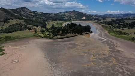 Le lac asséché de Suesca, témoin du changement climatique en Colombie